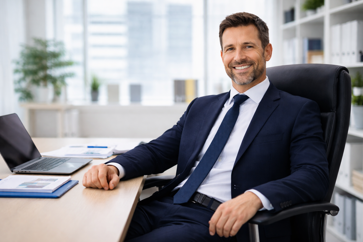 Zadovoljan vlasnik firme